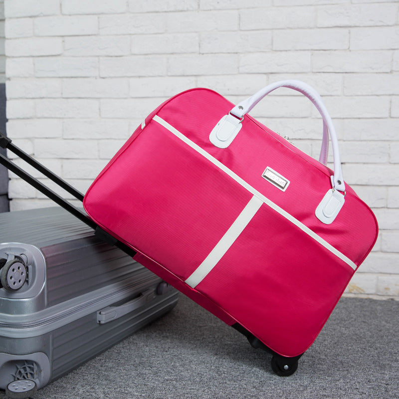 Large-Capacity Trolley Bag Portable Short-Distance Travel Duffel Bag