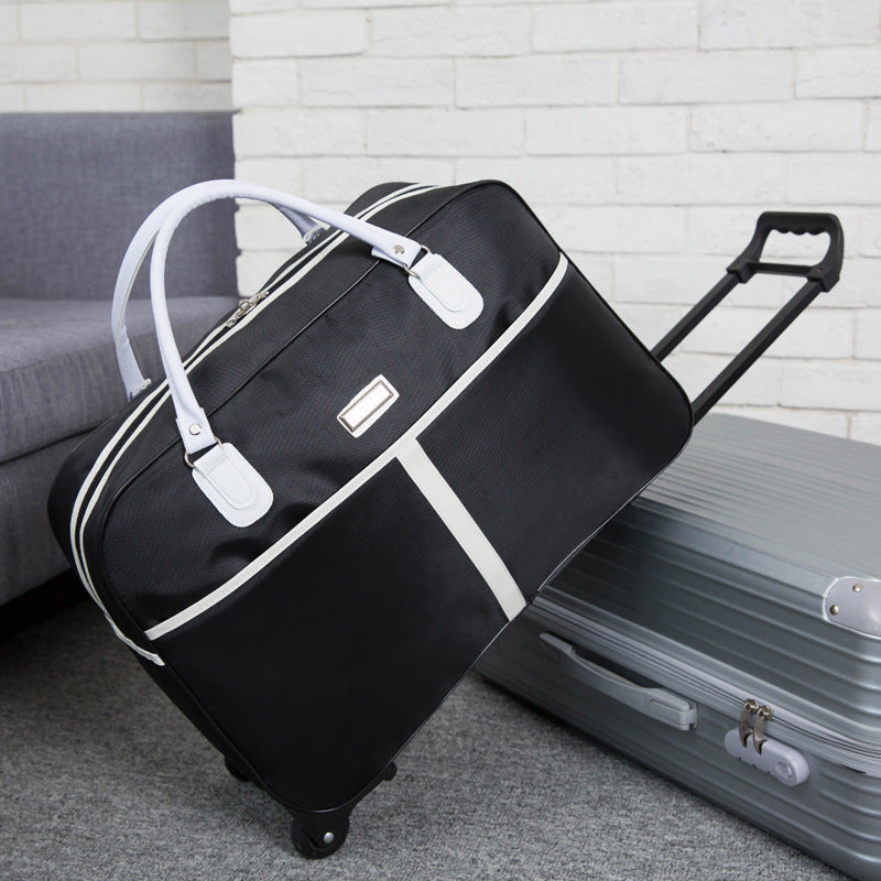 Large-Capacity Trolley Bag Portable Short-Distance Travel Duffel Bag