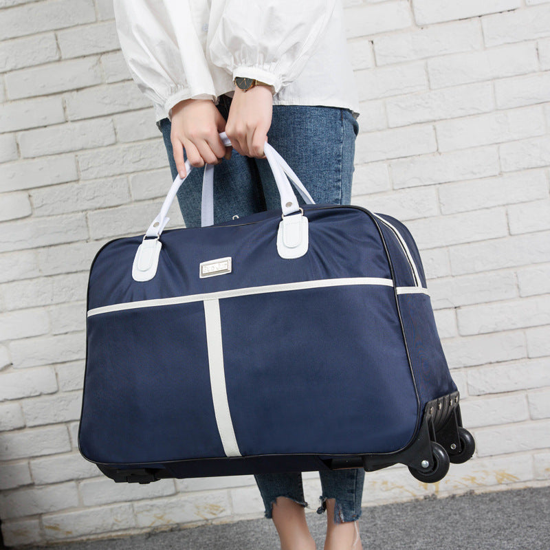 Large-Capacity Trolley Bag Portable Short-Distance Travel Duffel Bag