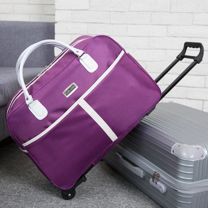 Large-Capacity Trolley Bag Portable Short-Distance Travel Duffel Bag