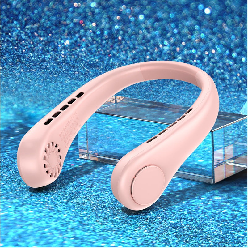 ❄️ Stay Cool Anywhere – Portable Bladeless Neck Fan