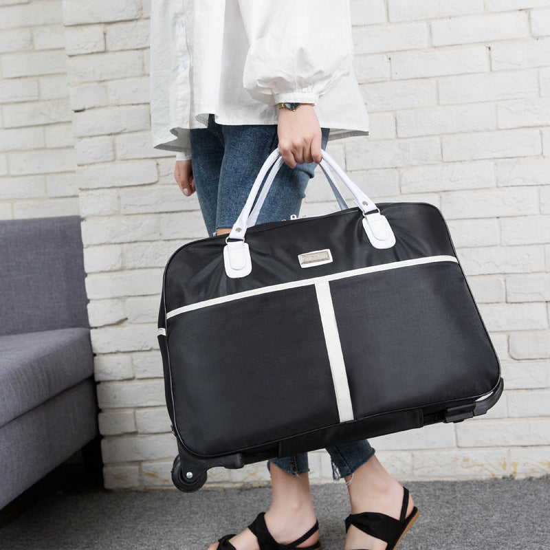 Large-Capacity Trolley Bag Portable Short-Distance Travel Duffel Bag