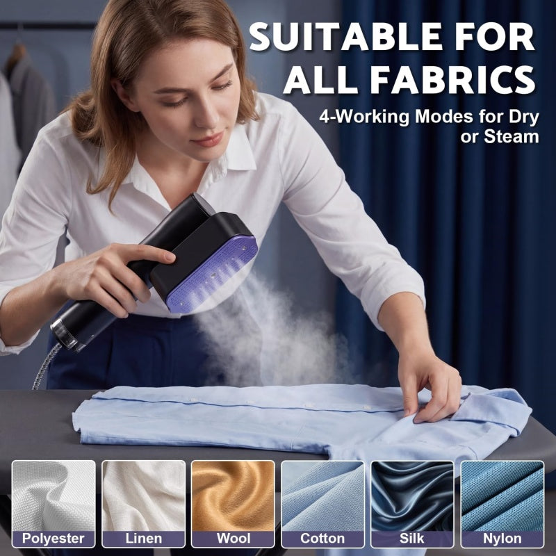 Portable Handheld Clothes Steamer for Home & Travel